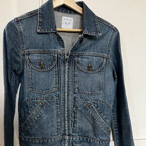 early 2000's Denim Jacket Built by Wendy